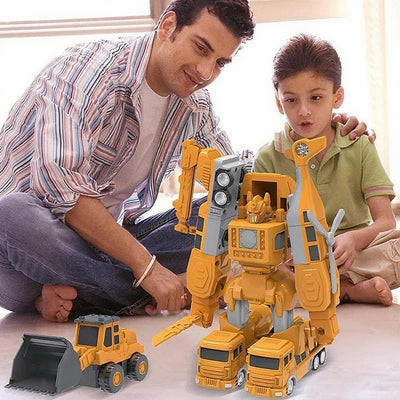 Magnetic Transform Engineering Car Toy